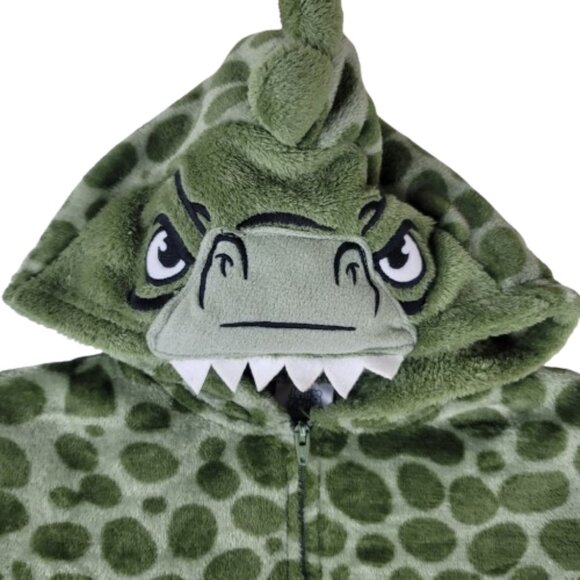 Jellifish Kids Green Dinosaur One Piece Pajamas Boys Size XS - Picture 8 of 10